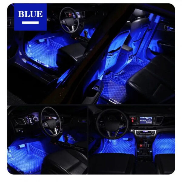Car Interior LED Strip Lights with Remote Control - Image 4