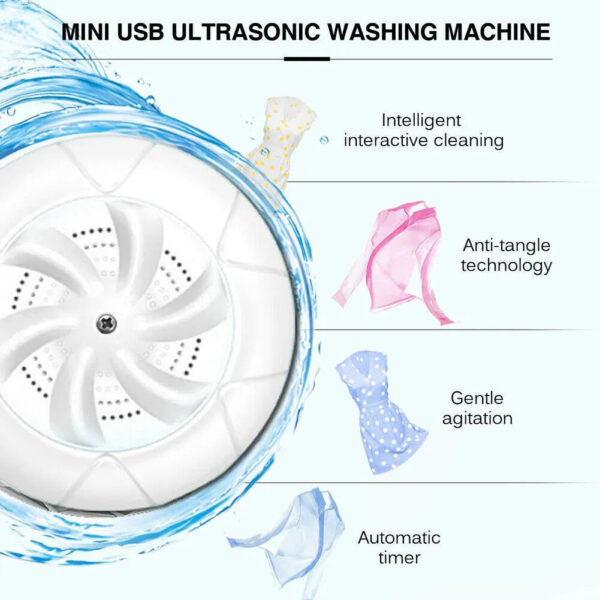 2 in 1 Mini Washing Machine - Image 2