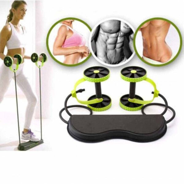 Core Double AB Roller Wheel Fitness - Image 4
