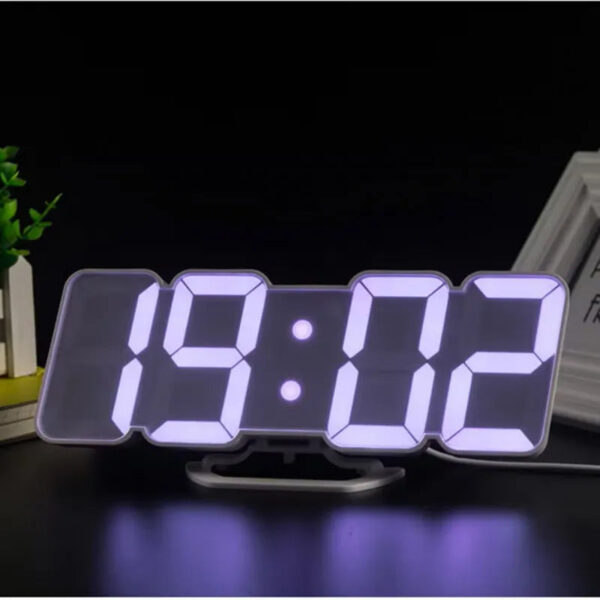 3D Wireless Remote Digital LED Alarm Clock - Image 3