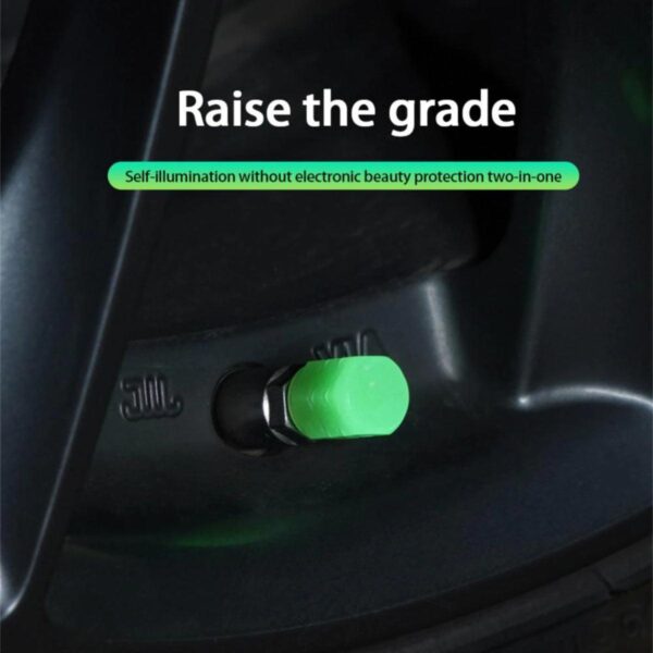 Car luminous tire valve cap - Image 2