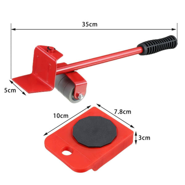 Furniture Lifter Mover Tool Set Furniture Lifting Wheels (5PCS) - Image 6