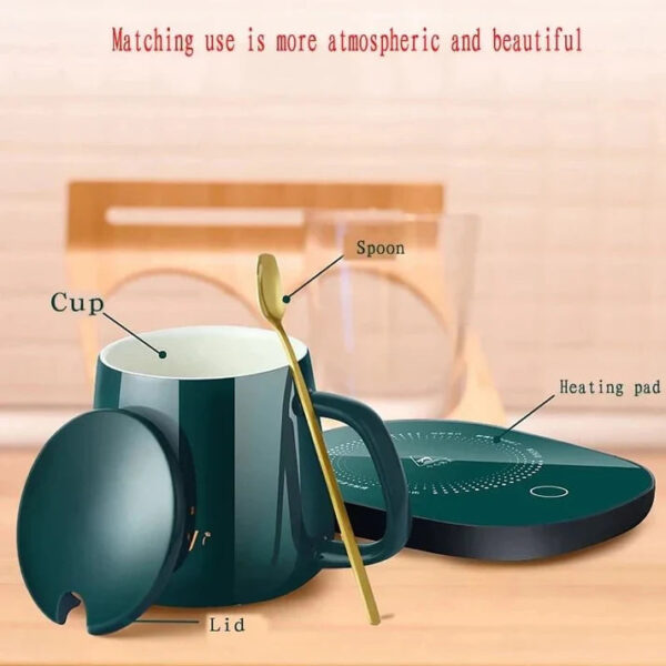Electric Coffee Mug Warmer Set - Image 4