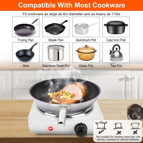 Electric Hot Plate Stove - Image 2