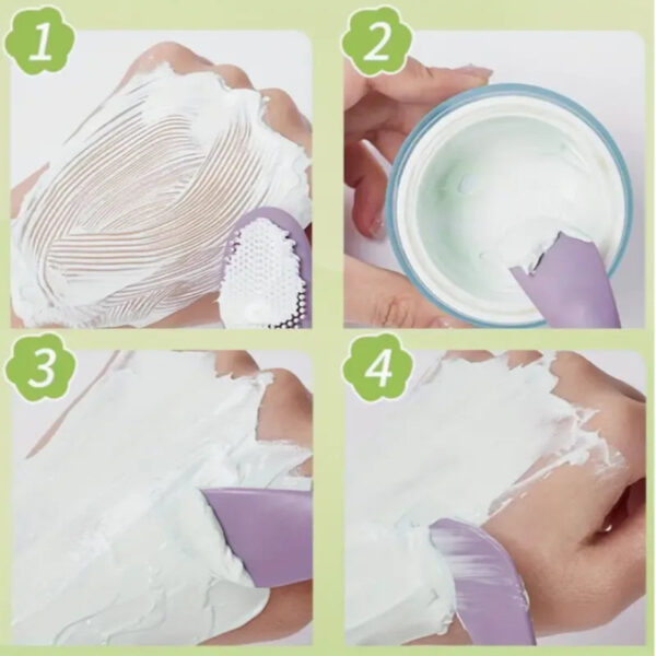 Double Head Silicone Face Care Brush - Image 3