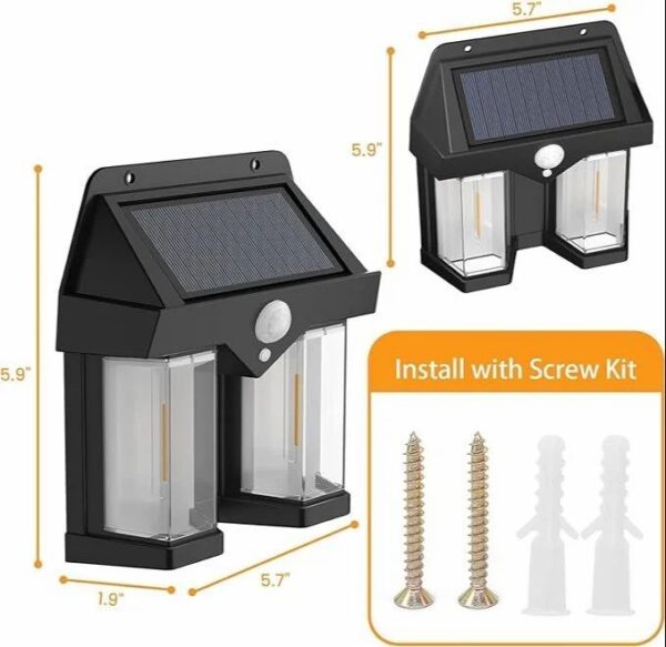 DUAL SOLAR LED MOTION SENSOR LIGHT - Image 2