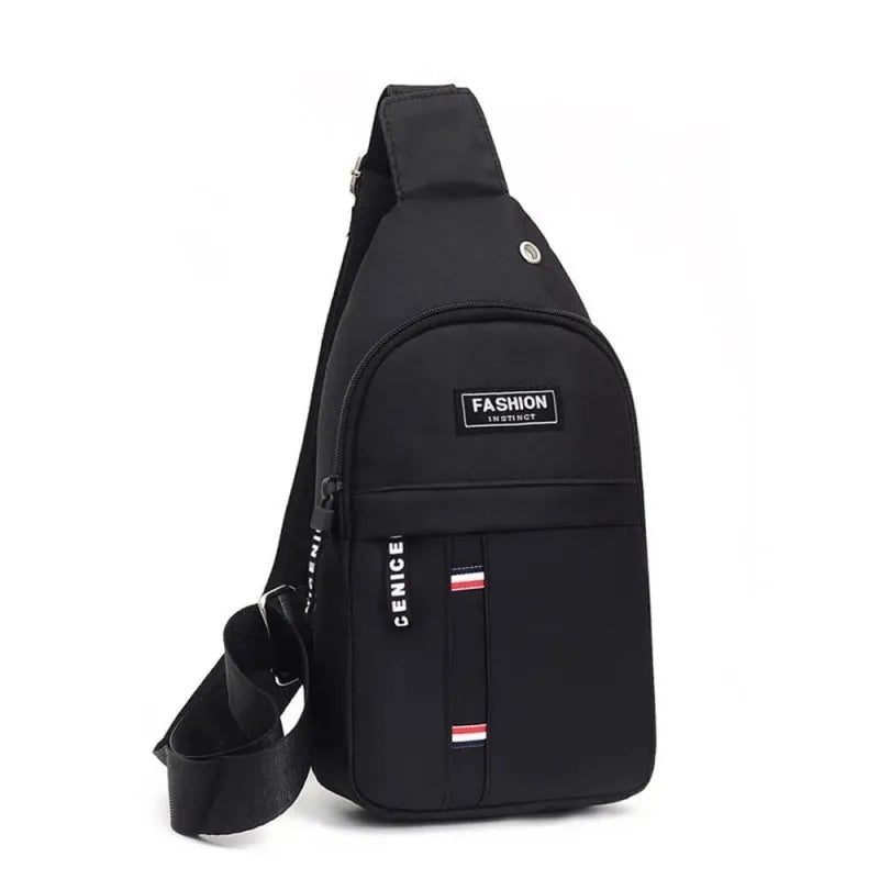 Lightweight chest bag - black - Image 3