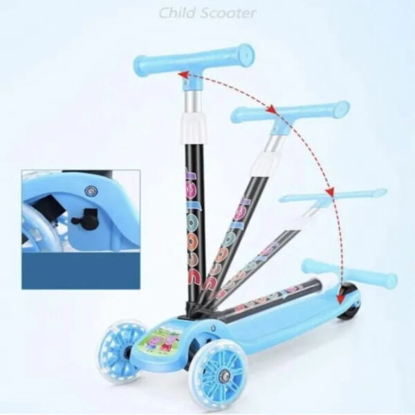 Kids Scooter - Blue - Image 4