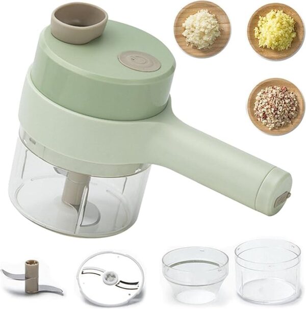 Rechargeable 4 in 1 Electric Vegetable Cutter - Image 2