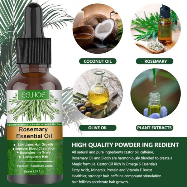 Rosemary Flourish Oil for Hair Growth 30ml - Image 5
