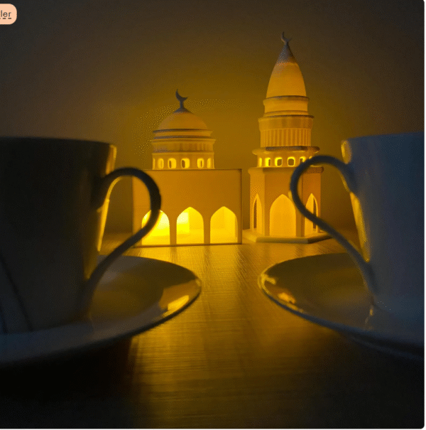 Islamic Masjid and Minaret Lantern - Image 2