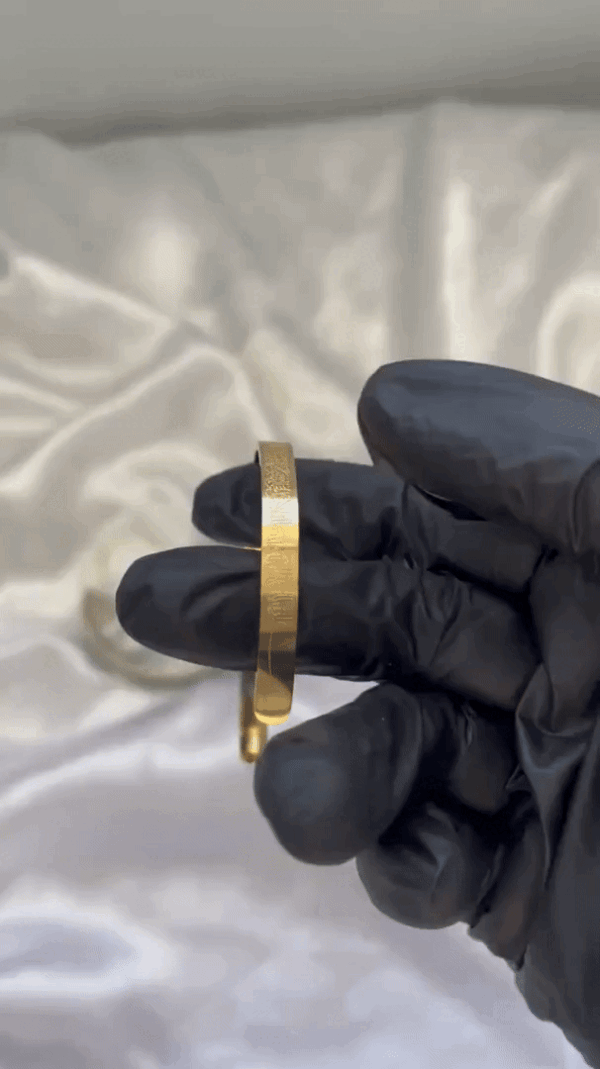 Islamic Ayat ul Kursi Scripted Bangle - Image 6