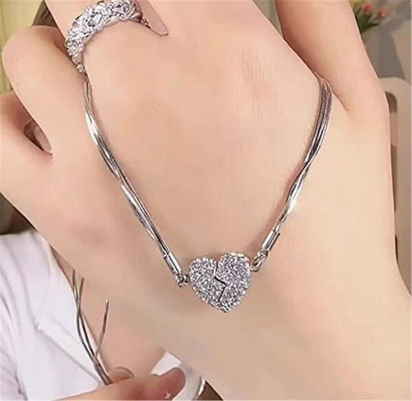 Heart Shaped Magnetic Necklace - Image 3
