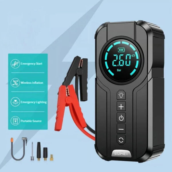 Jump Starter With Air Pump - Image 4