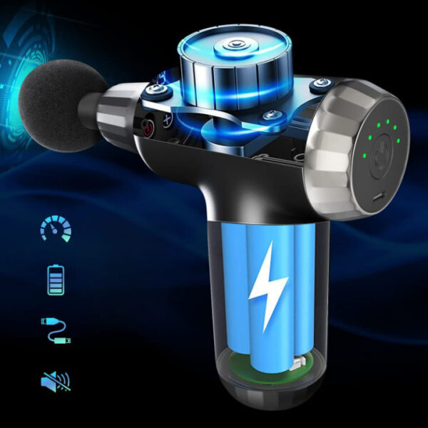 Muscle Massage Gun with 4 Heads FH-820 - Image 4