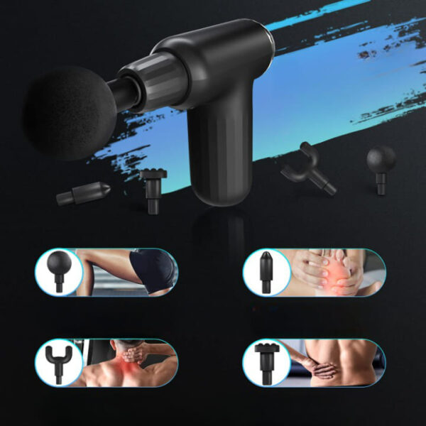 Muscle Massage Gun with 4 Heads FH-820 - Image 5