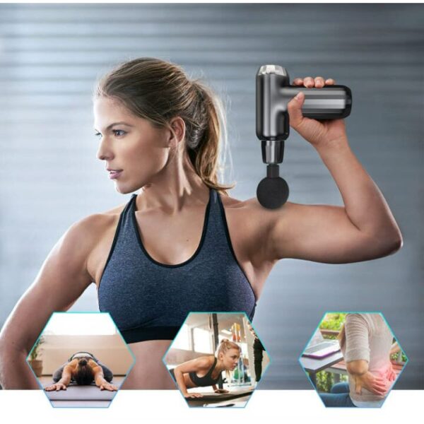 Muscle Massage Gun with 4 Heads FH-820 - Image 3