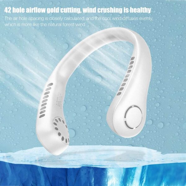 Portable Hanging Neck Fan Rechargeable - Image 5