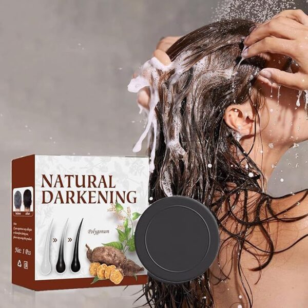 New Hair Darkening Shampoo Bar, Natural Organic Conditioner - Image 2