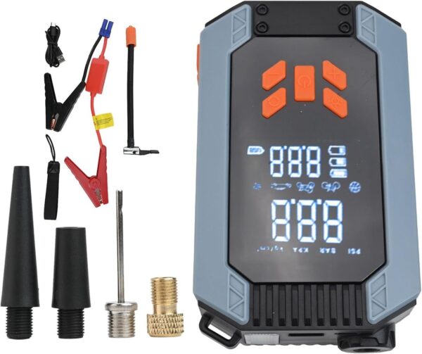 Portable 7200ACA Car Starter with Air Pump Battery Amplifier Power Bank 150 PSI - Image 4
