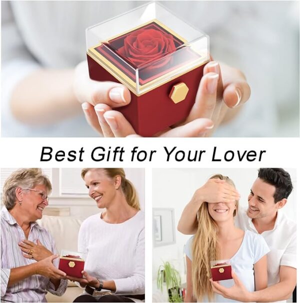 Rotating Rose Gift Box - Image 2