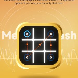 Tic Tac Toe Bolt Game, Electronic 4-in-1 Handheld Puzzle Game Console