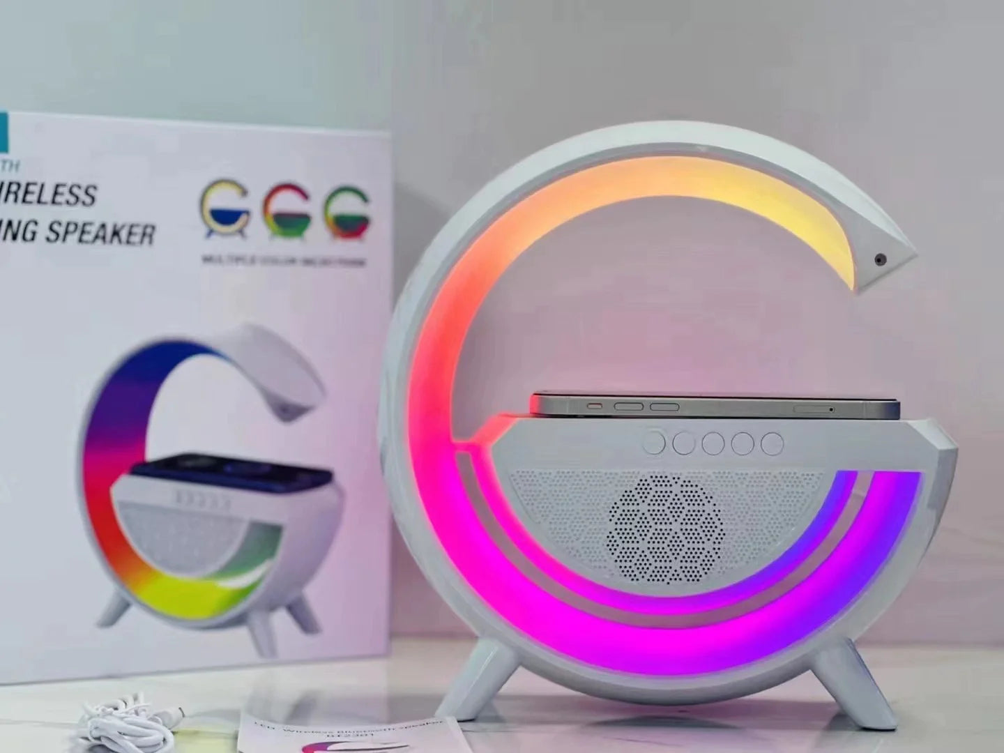 Led Wireless Charger Speaker - Image 2